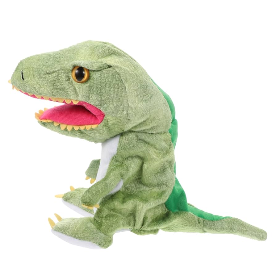 Amazon.co.jp: DRESSOOS 恐竜ハンドパペット ティラノサウルスの